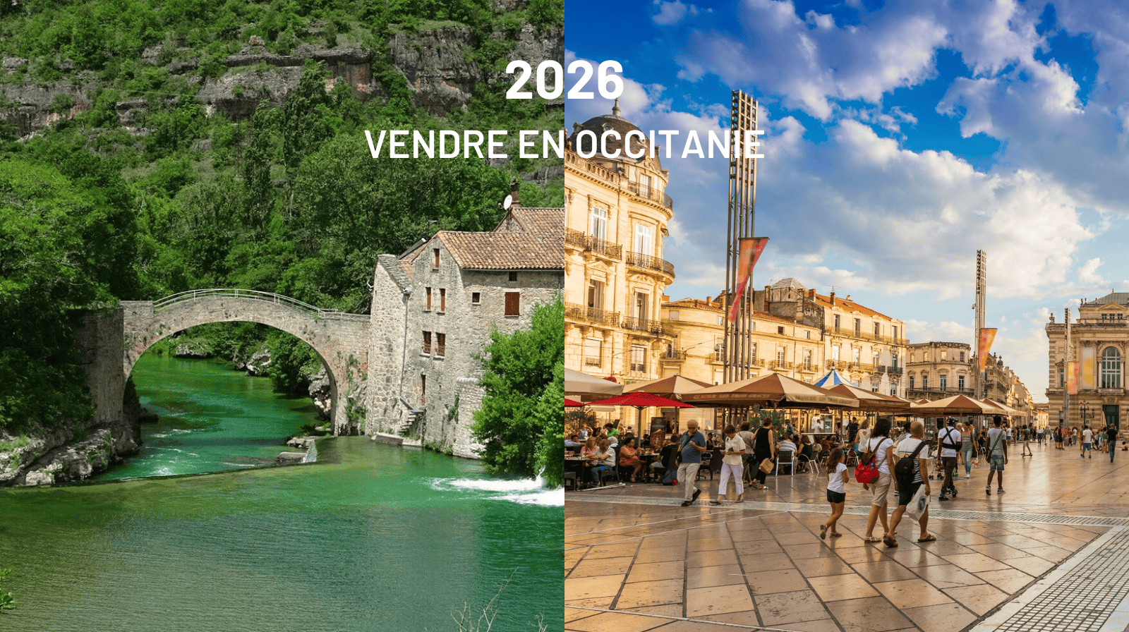 Vendre immobilier Occitanie 2026 comparaison marché rural urbain timin