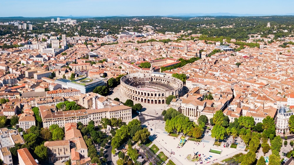 Vue panoramique immobilier Nîmes (Gard)