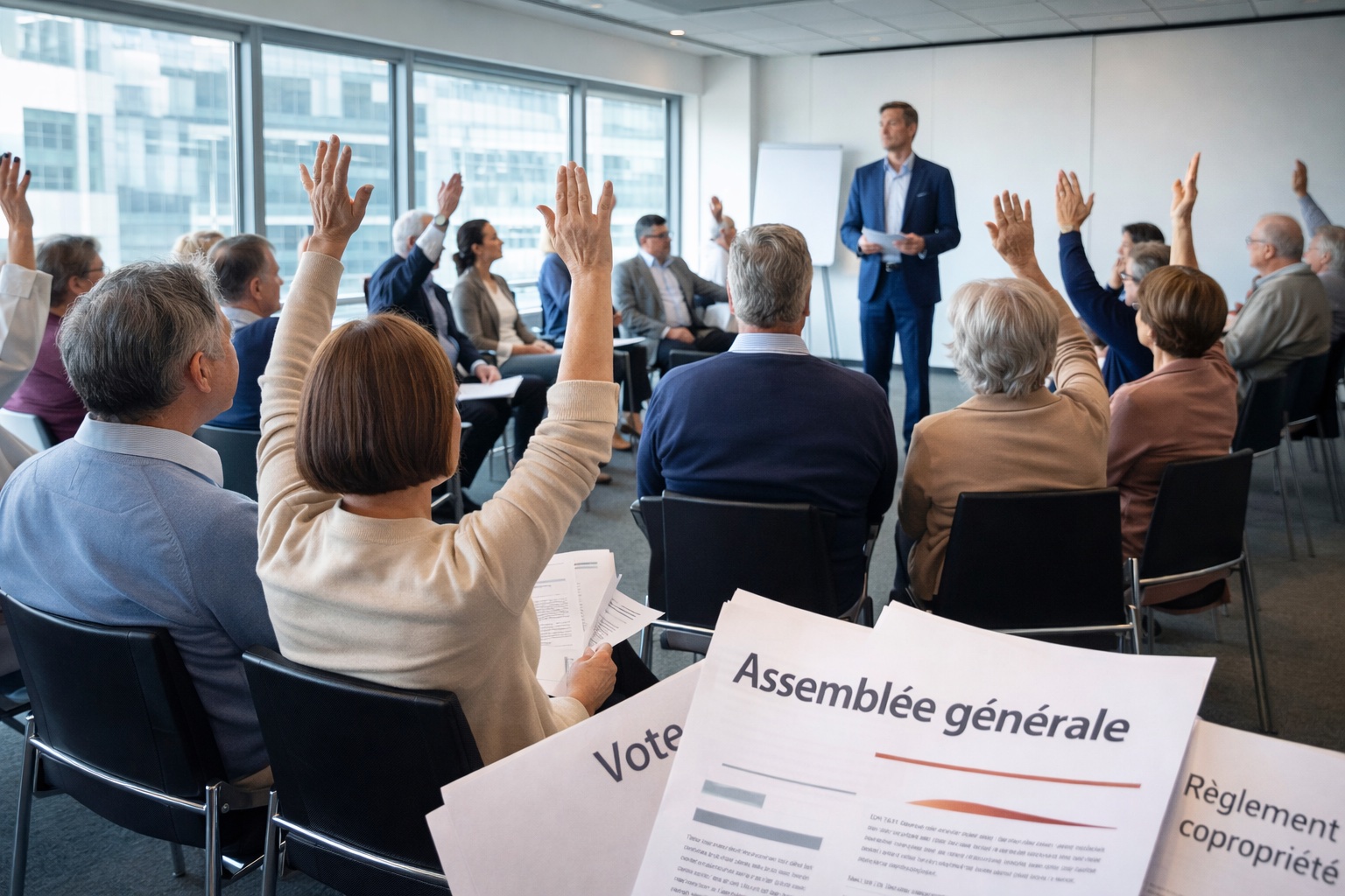 Assemblée générale copropriété vote interdiction location courte durée